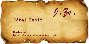 Jókai Zsolt névjegykártya